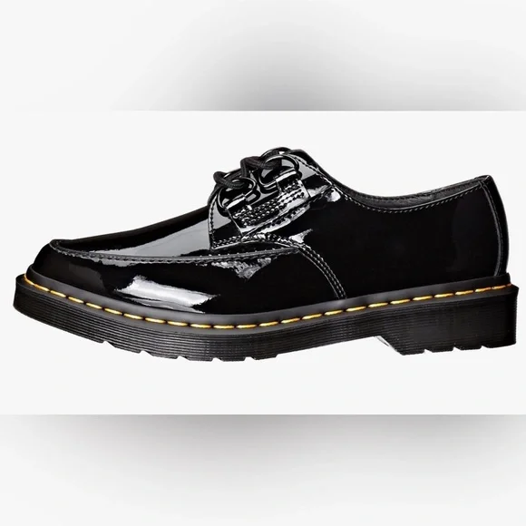 Dr. Martens belladonna Shiny Black Oxfords - Picture 3 of 10